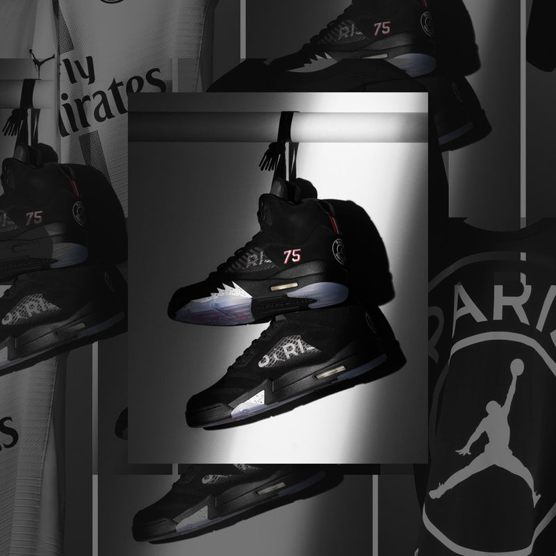 The New Air Jordan 5 : Jordan Brand X Paris Saint-Germain (PSG)
