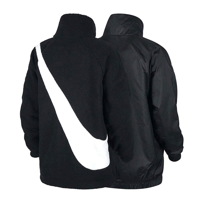Nike Wmns NSW Swoosh Reversible Jacket Black White (CZ4064-010)